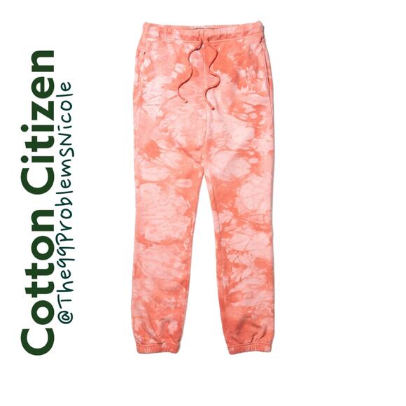 Cotton Citizen Milan Sweats in Dahlia Crystal Splatter - Picture 10 of 12